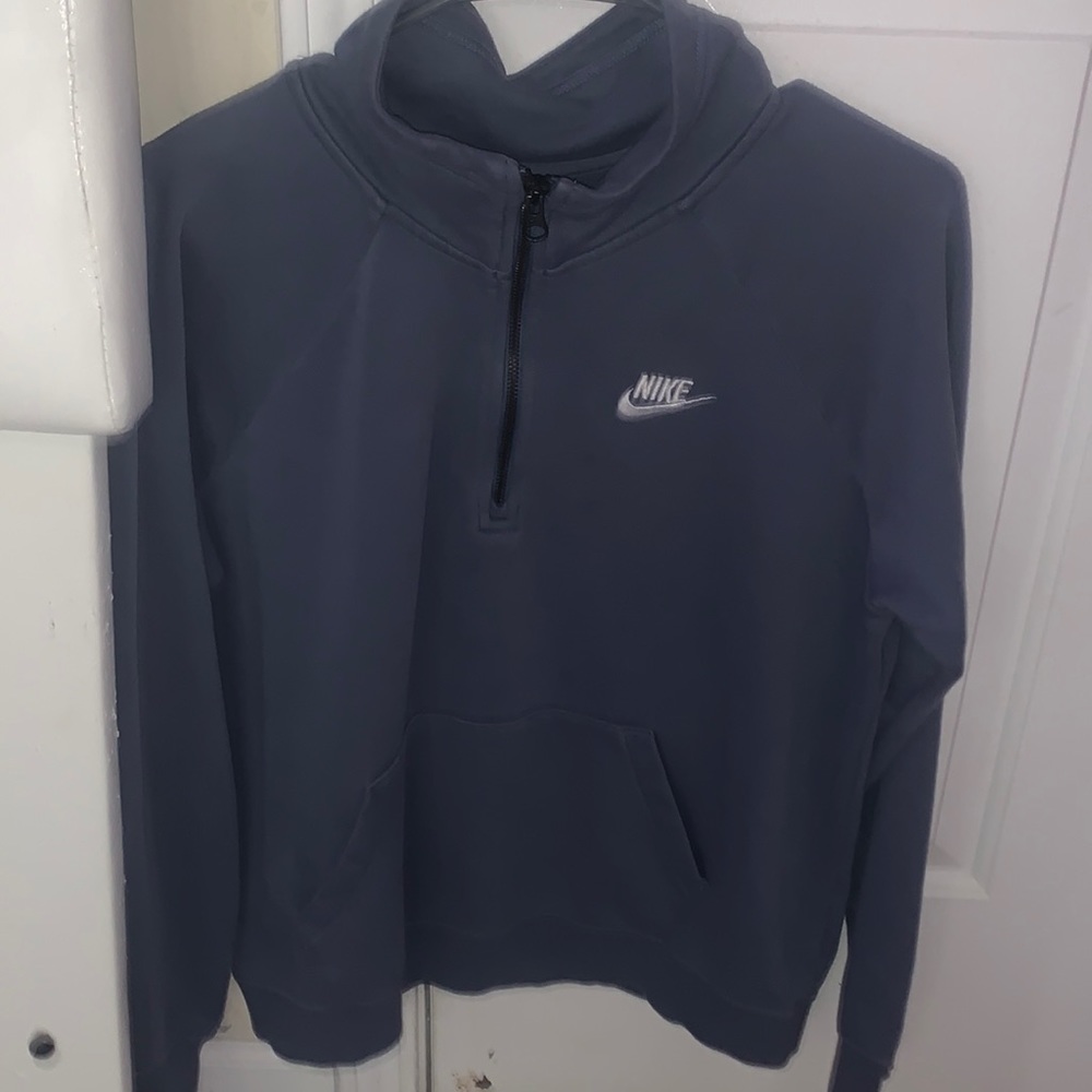 Nike half zip up hoodie